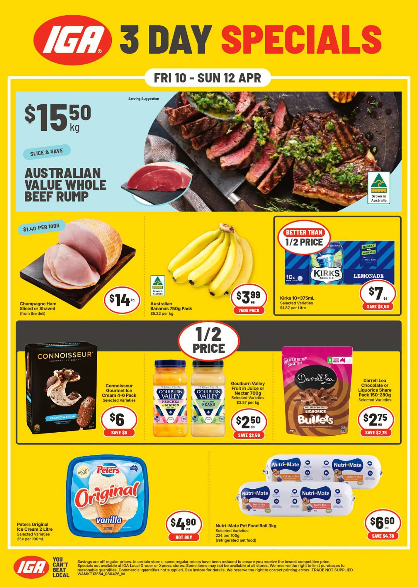 IGA catalogue - Catalogue valid from 10 April to 12 April 2026 - page 1