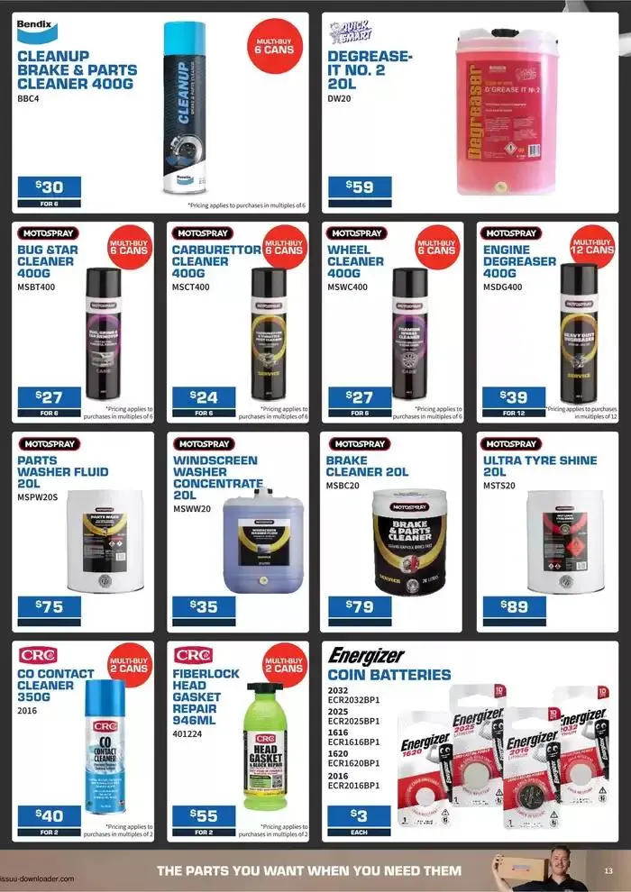 Mechanics Sale - Catalogue valid from 17 March to 31 March 2025 - page 13