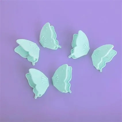 Set 6 Butterfly Clips