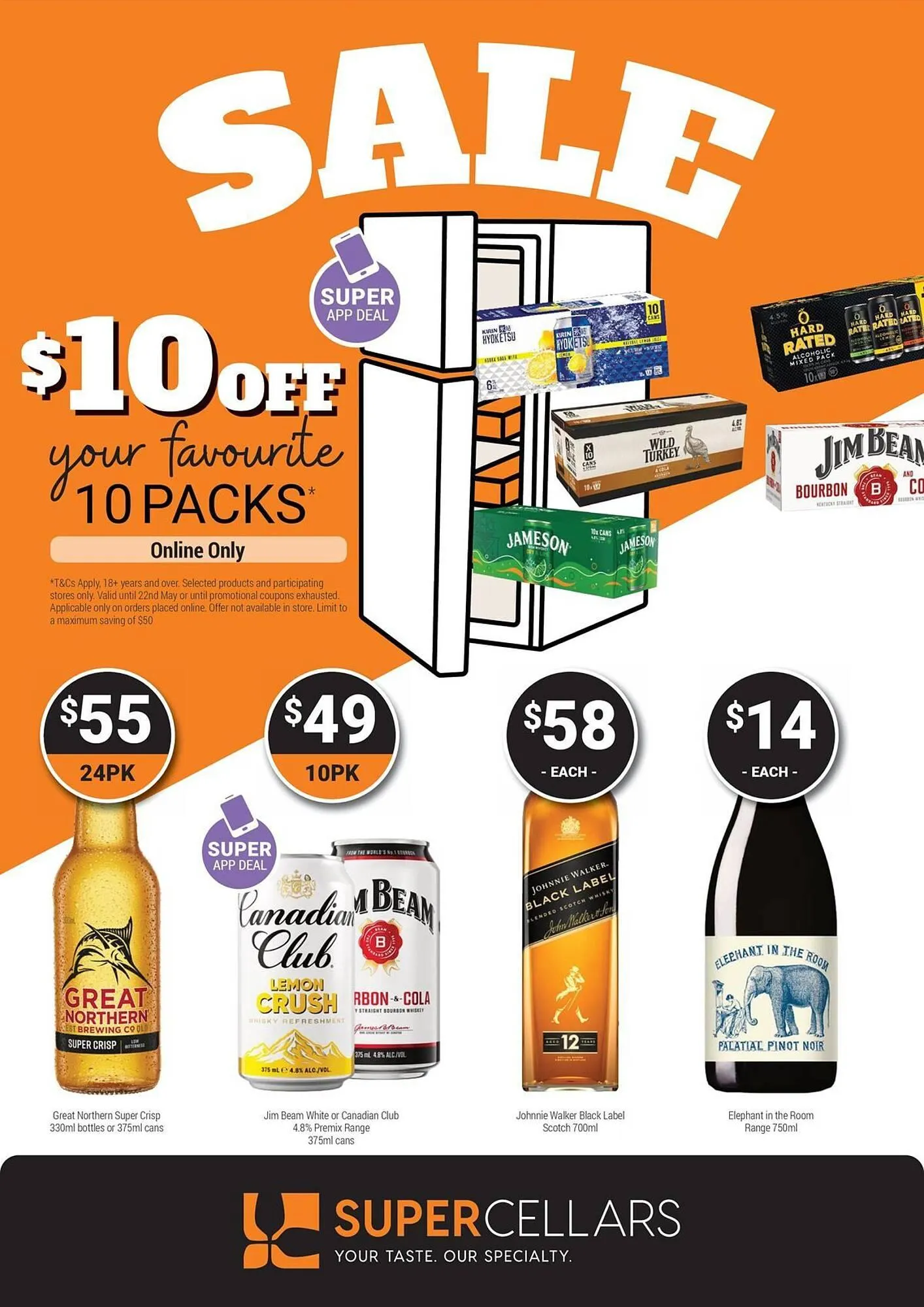 Super Cellars catalogue - Catalogue valid from 6 May to 22 May 2026 - page 1