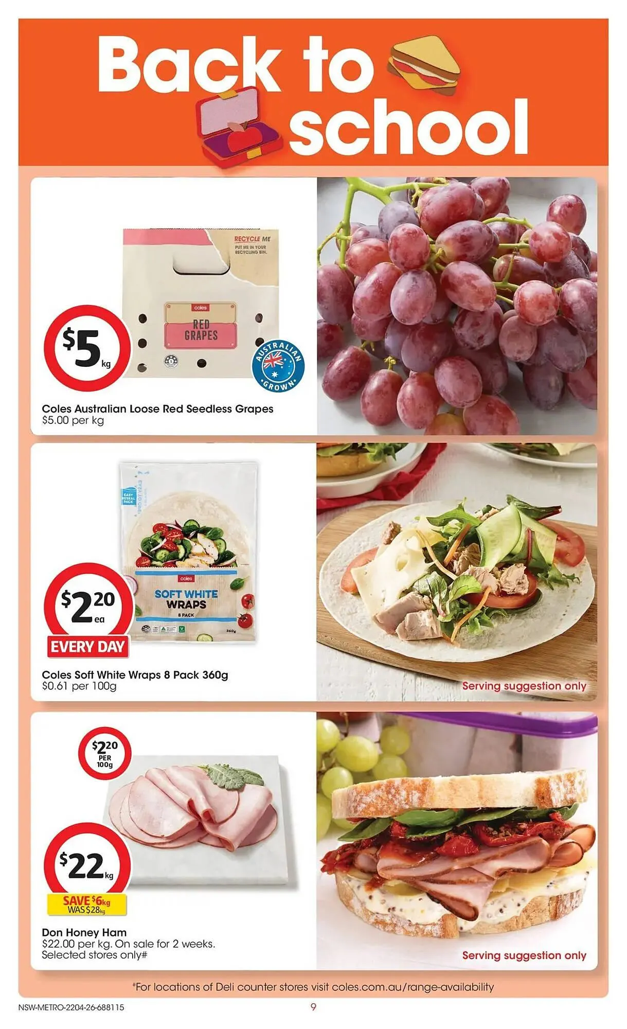 Coles catalogue - Catalogue valid from 22 April to 28 April 2026 - page 9