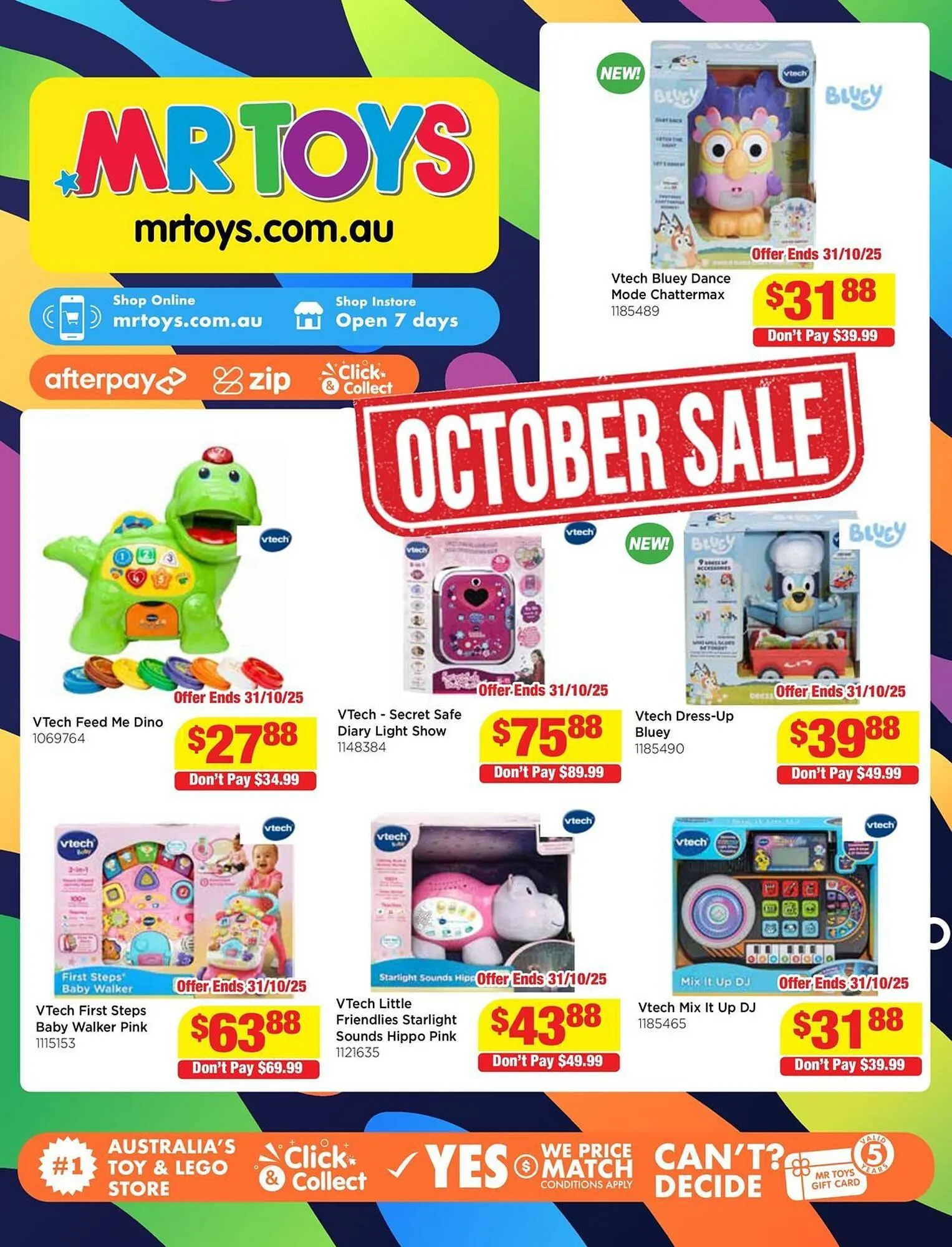 Mr Toys catalogue - Catalogue valid from 20 October to 31 October 2025 - page 1