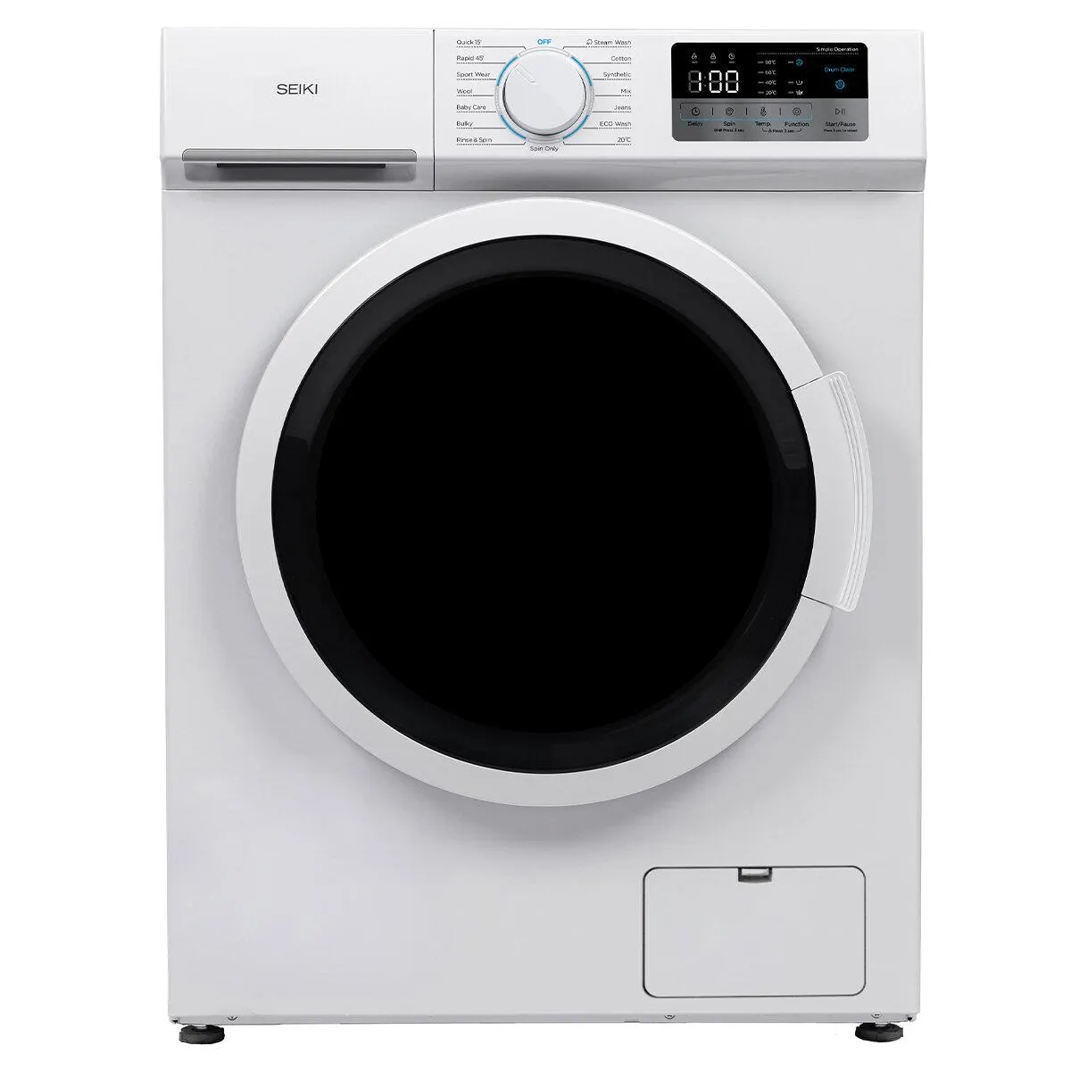 Seiki 8kg Front Load Washing Machine SC-800AU9FLMK2