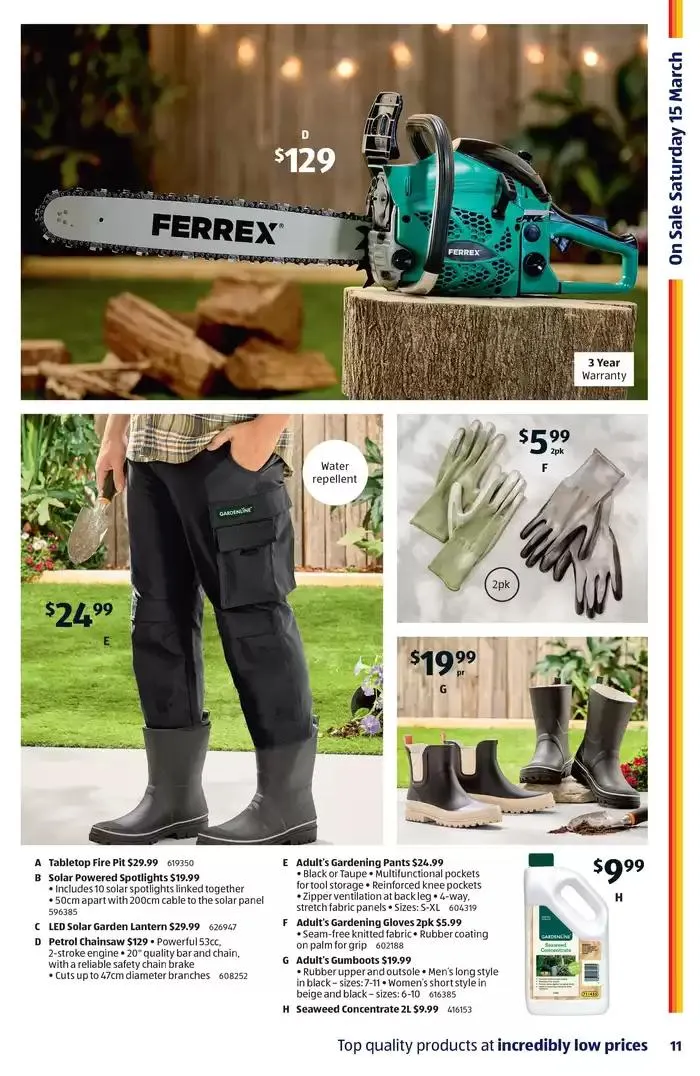 ALDI Special Buys - Catalogue valid from 12 March to 18 March 2025 - page 11