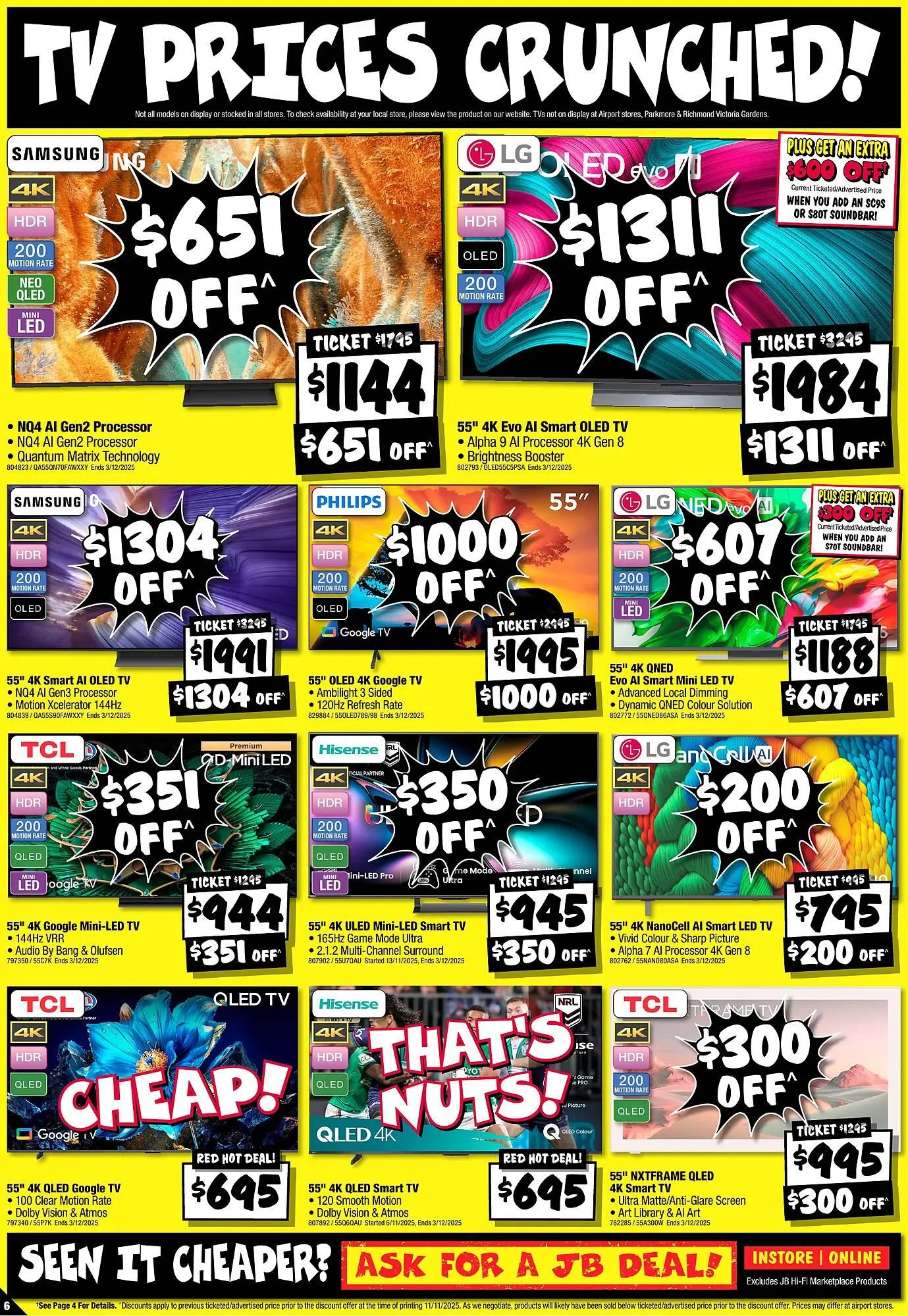 JB Hi-Fi catalogue - Catalogue valid from 19 November to 1 December 2025 - page 6