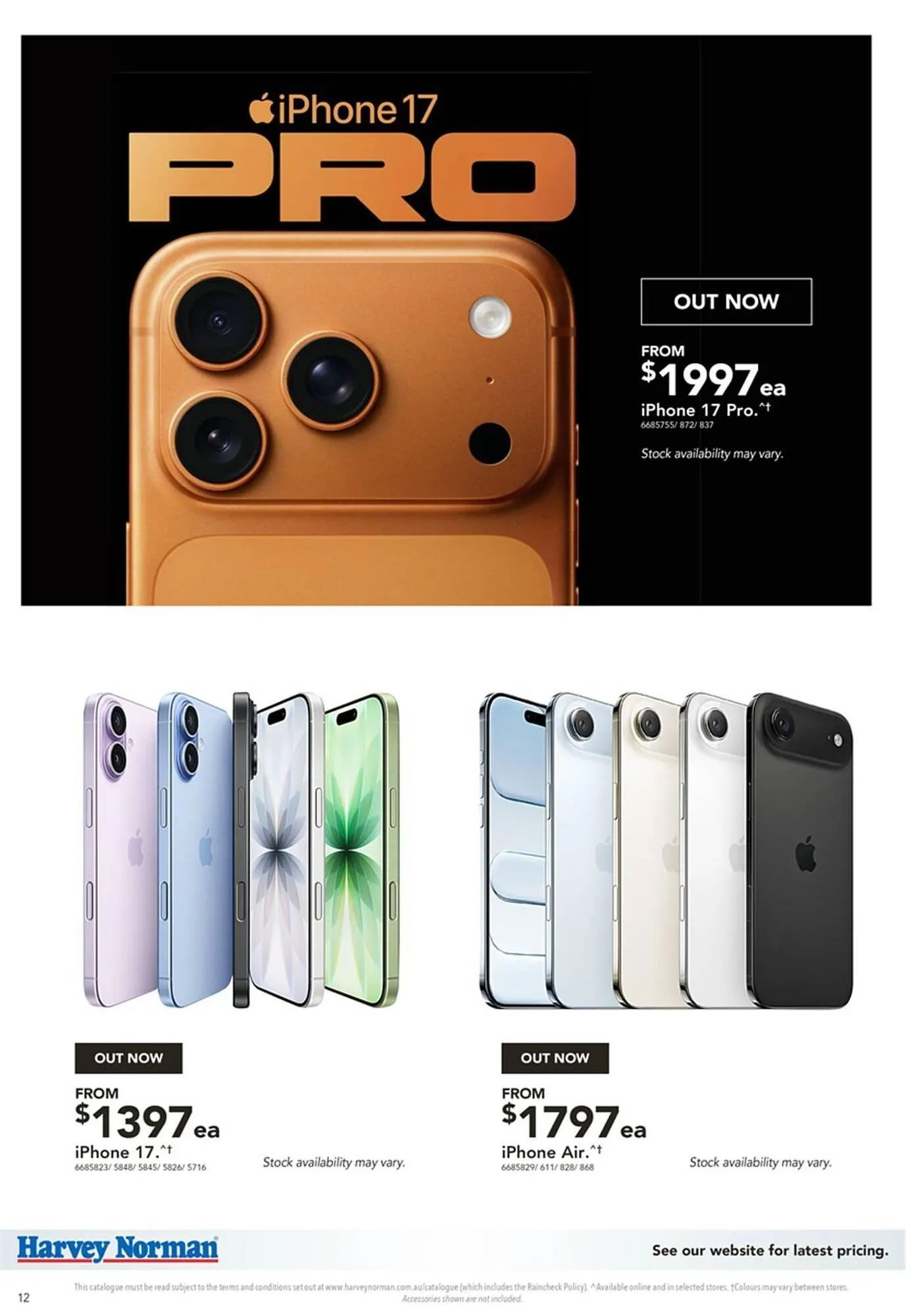 Harvey Norman catalogue - Catalogue valid from 17 October to 27 October 2025 - page 12