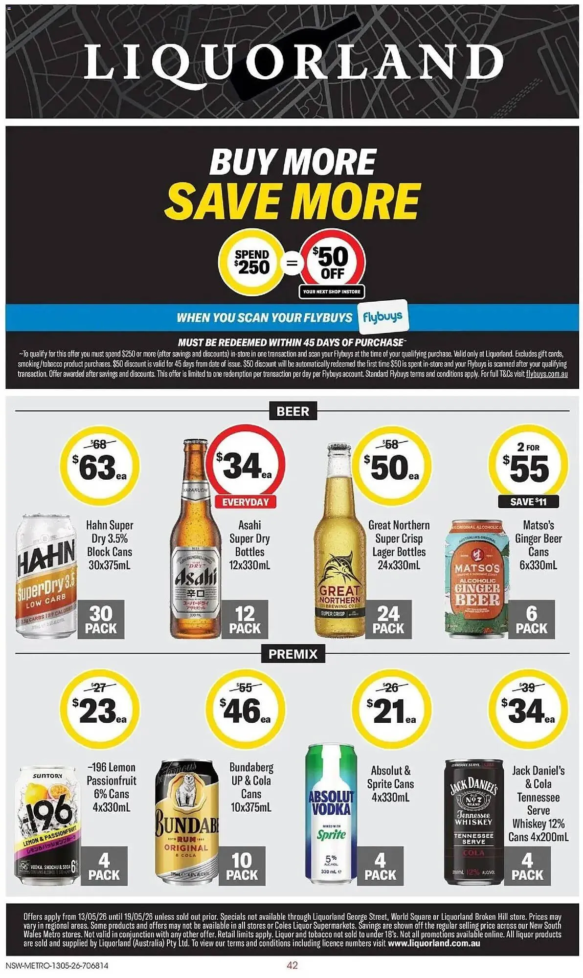 Liquorland catalogue - Catalogue valid from 13 May to 19 May 2026 - page 1