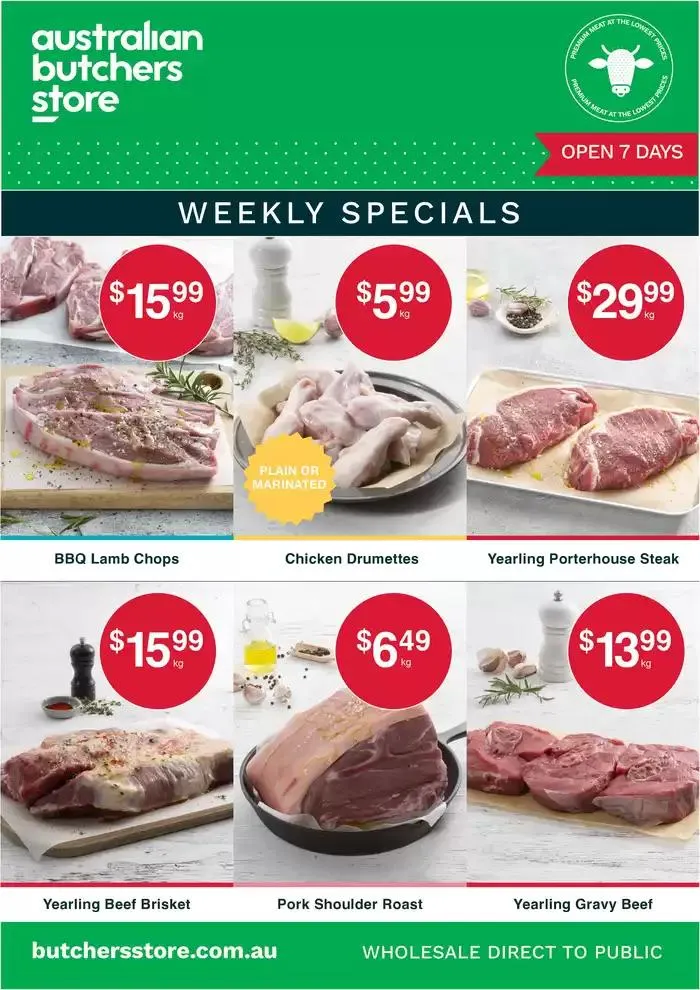 Weekly Specials - 1