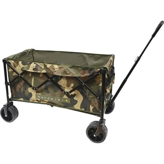 Wanderer Flat Fold Beach Cart 100kg Camo