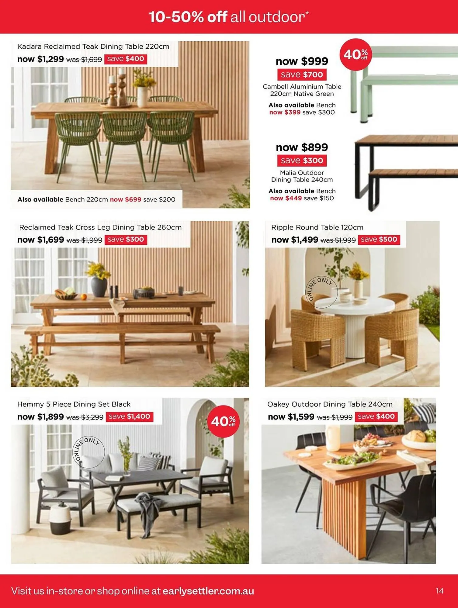 Early Settler catalogue - Catalogue valid from 27 May to 6 July 2025 - page 14