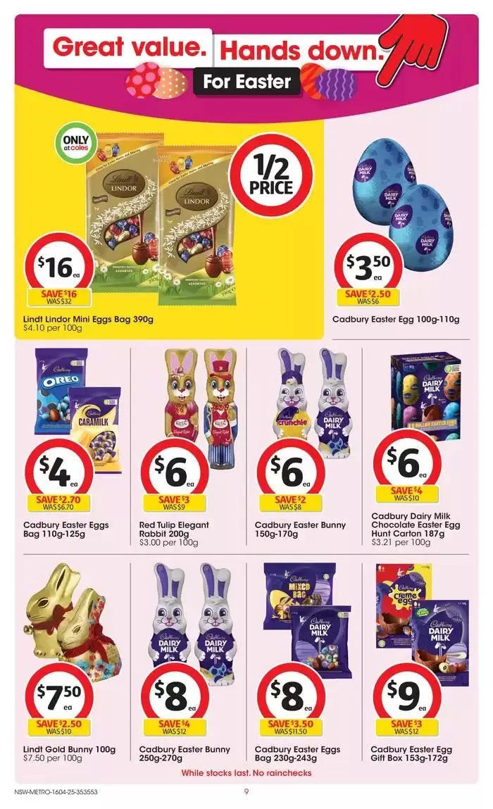 Great Value. Hands Down - 16th April - Catalogue valid from 16 April to 22 April 2025 - page 9