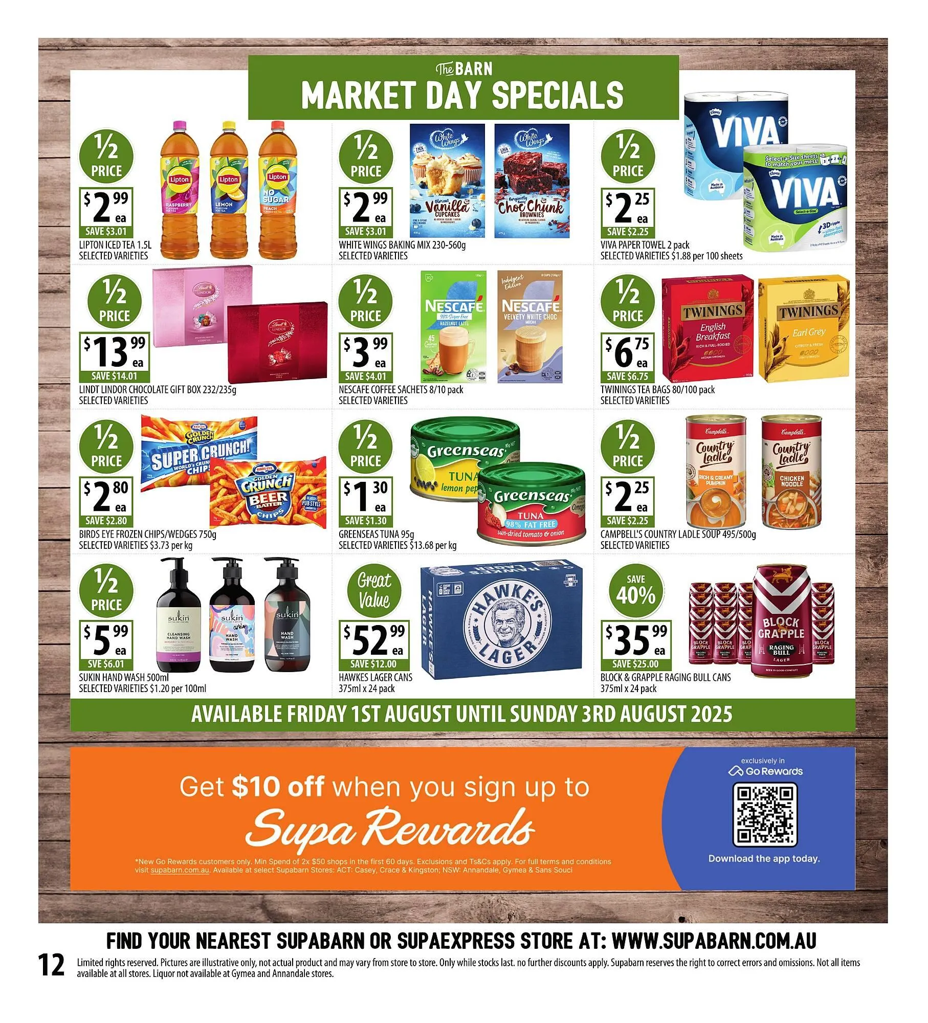 Supabarn catalogue - Catalogue valid from 30 July to 5 August 2025 - page 12