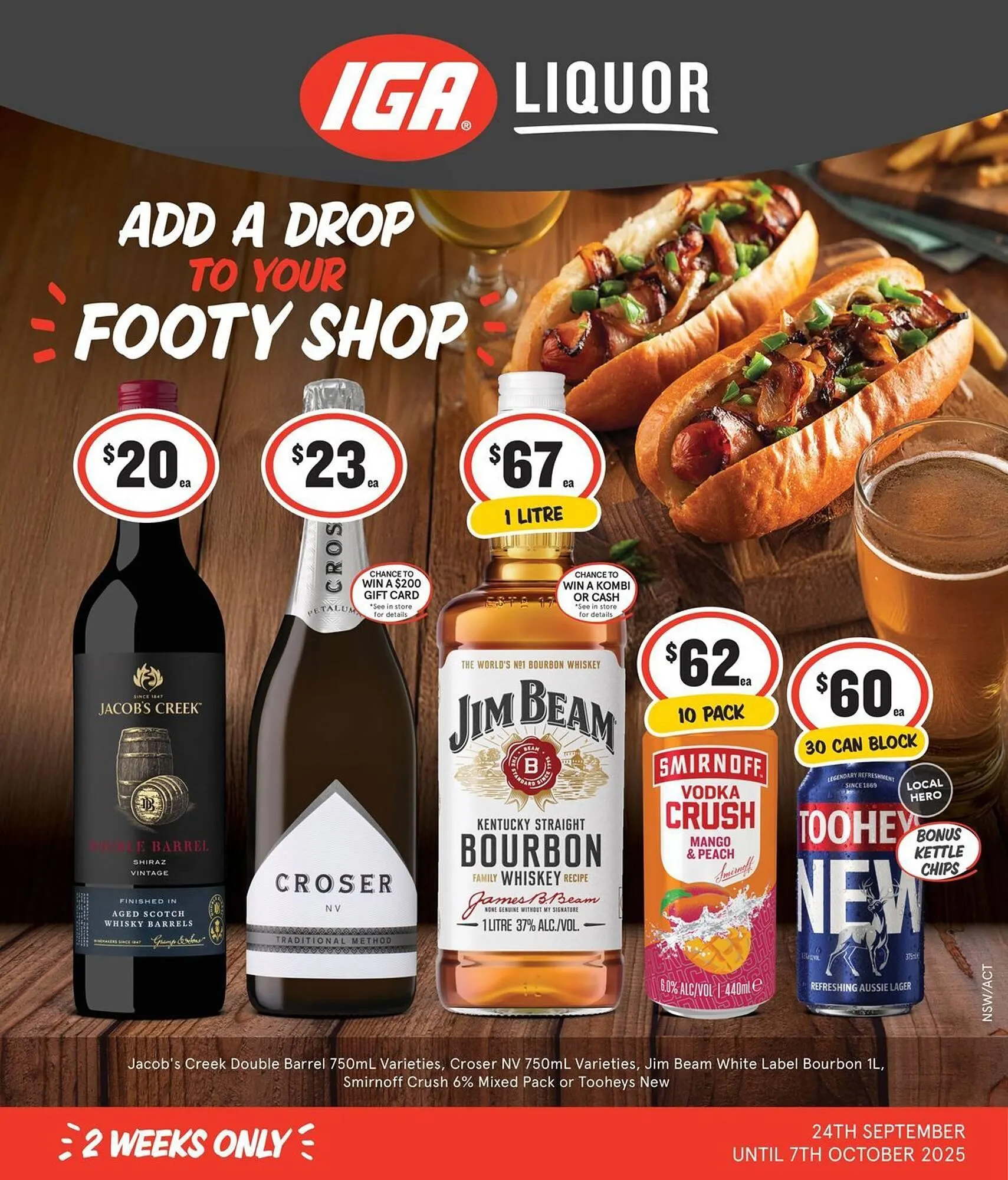 IGA Liquor catalogue - Catalogue valid from 24 September to 7 October 2025 - page 1