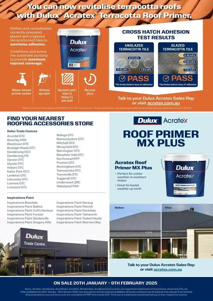 Dulux Acratex January 2025 - Catalogue valid from 20 January to 9 February 2025 - page 6