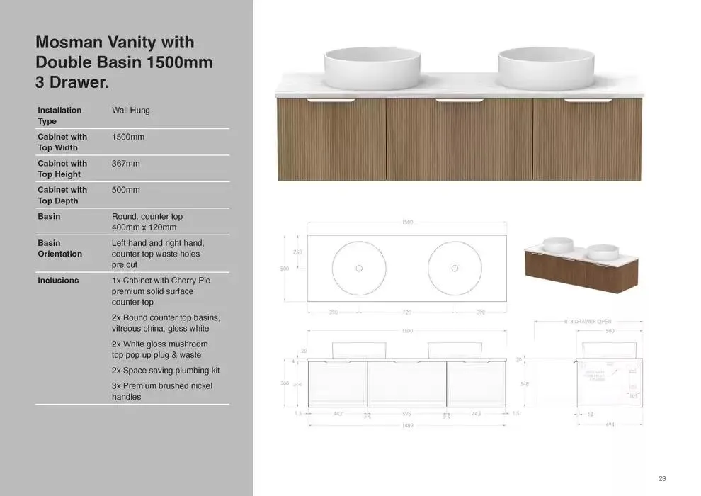 Raymor Vanities Brochure - Catalogue valid from 18 April to 30 April 2025 - page 23