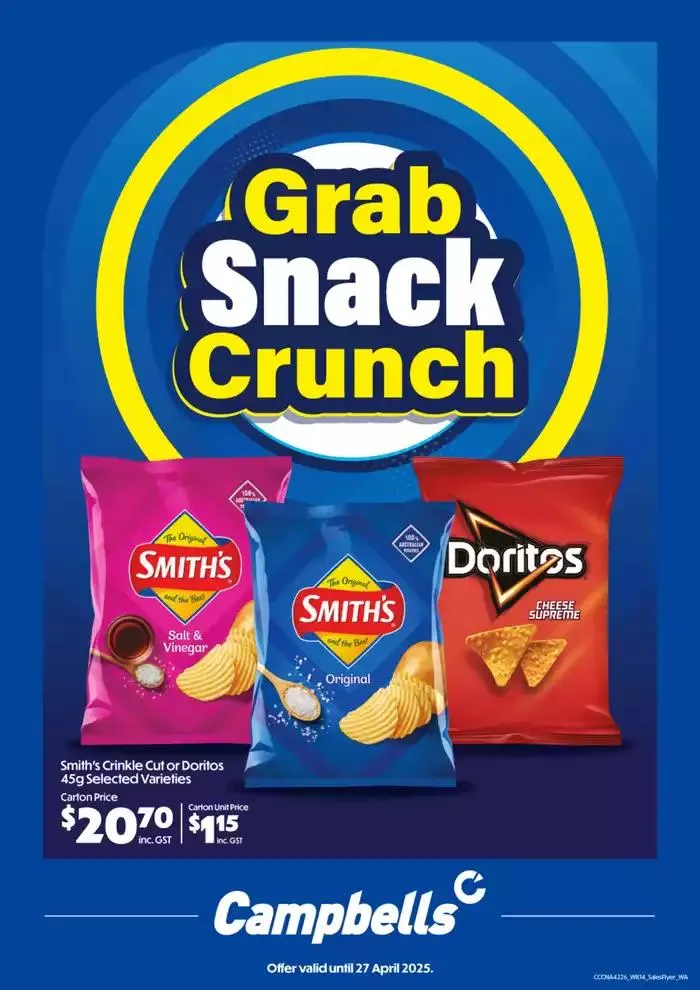 Smith's Flyer - Catalogue valid from 31 March to 27 April 2025 - page 1