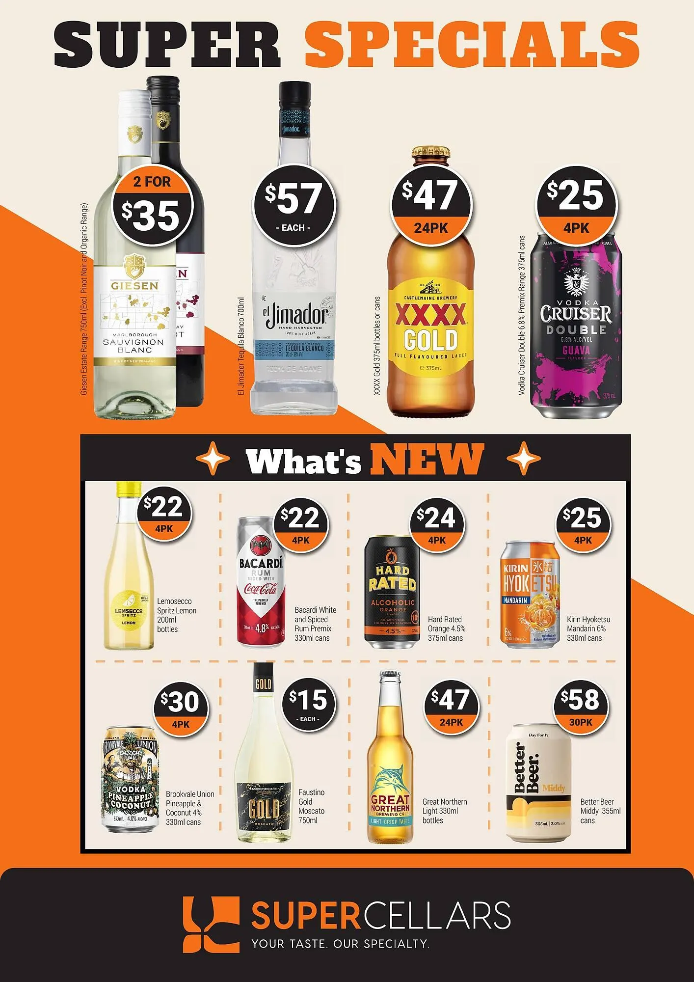 Super Cellars catalogue - Catalogue valid from 1 October to 14 October 2025 - page 1
