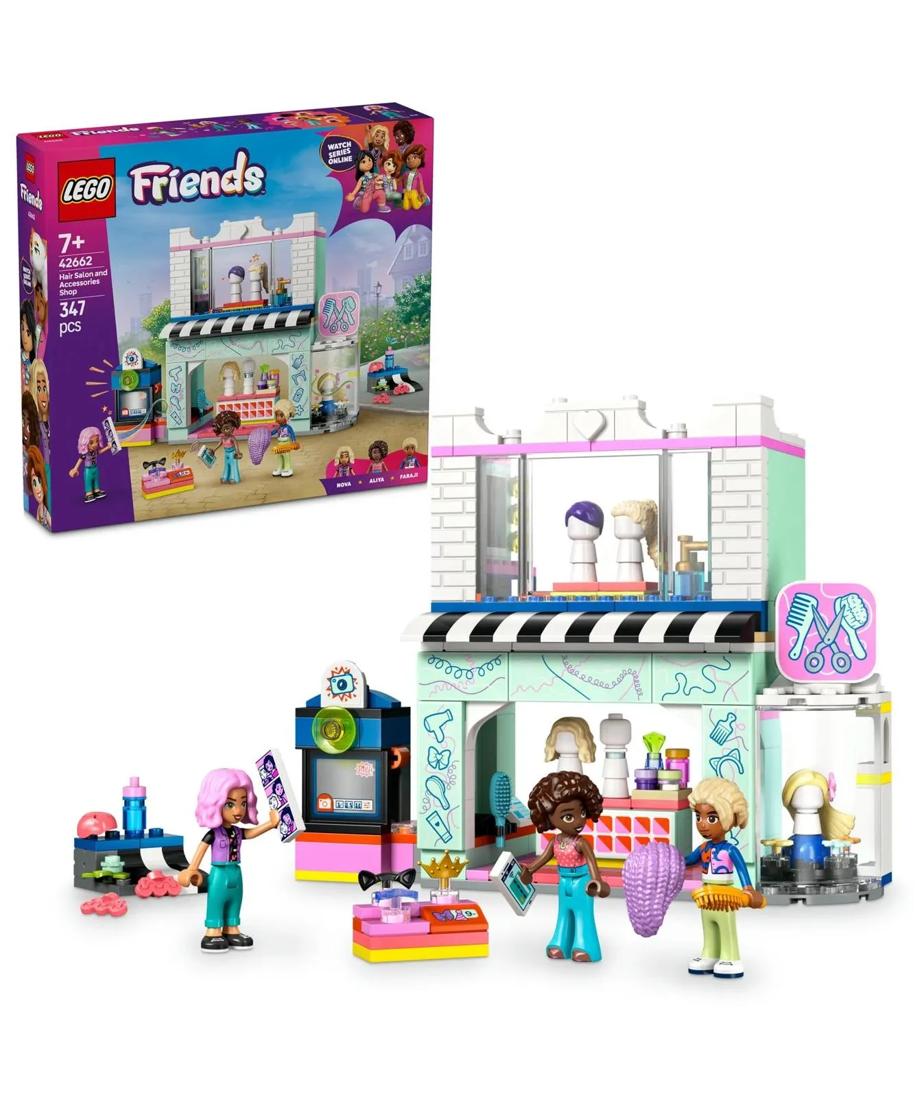 LEGO® Friends Hair Salon and Accessories Shop 42662
