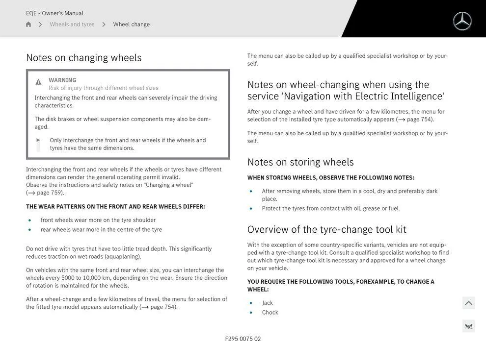 EQE Sedan - Catalogue valid from 11 September to 11 September 2025 - page 763