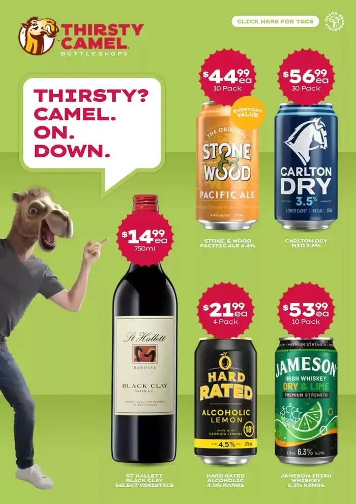 Thirsty? Camel. On. Down. QLD - 1