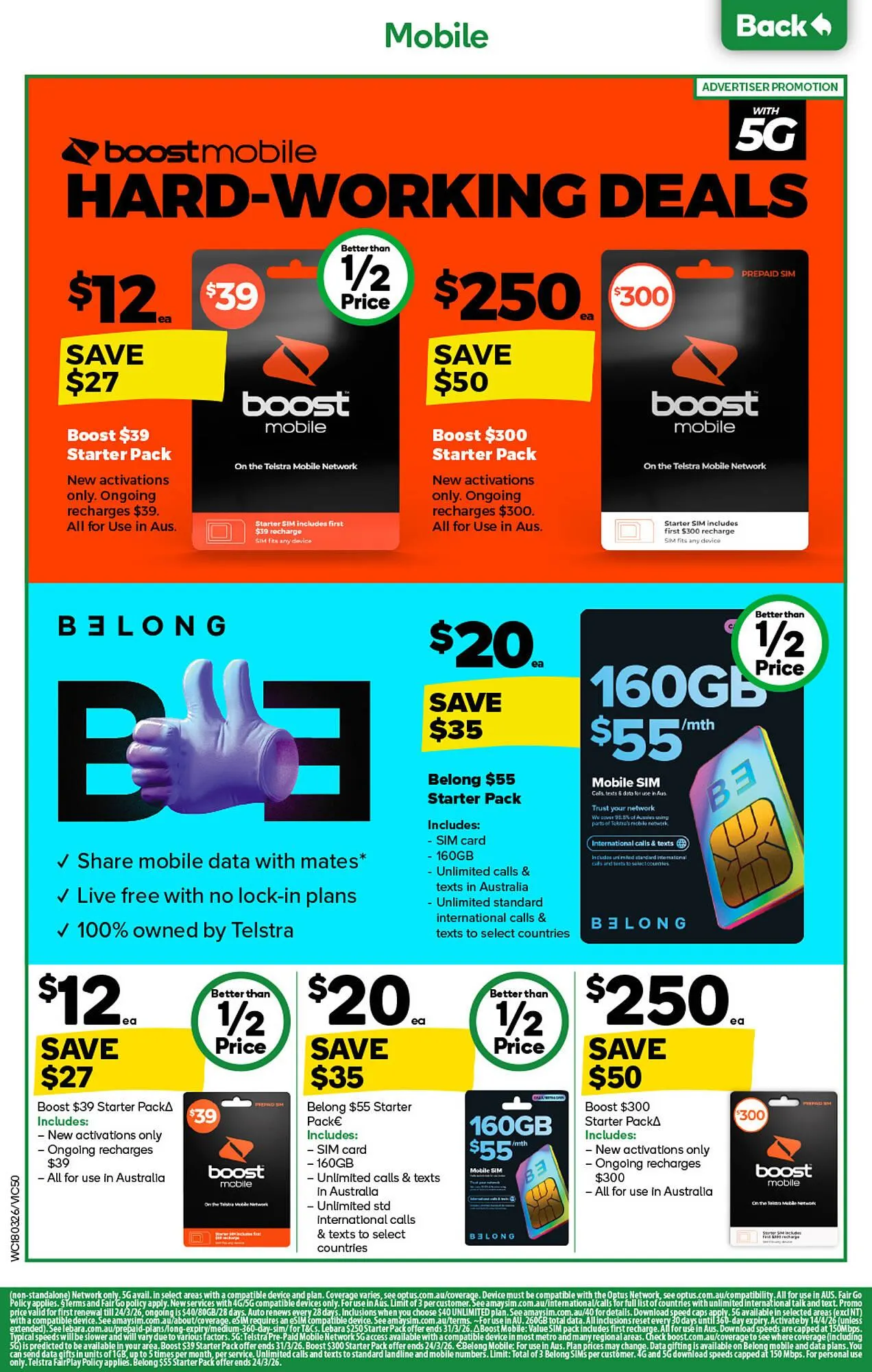 Woolworths catalogue - Catalogue valid from 18 March to 24 March 2026 - page 50
