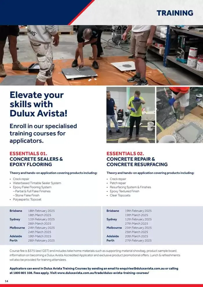 Dulux Avista Trade Newsletter Jan-Apr 2025 - Catalogue valid from 7 February to 30 April 2025 - page 14