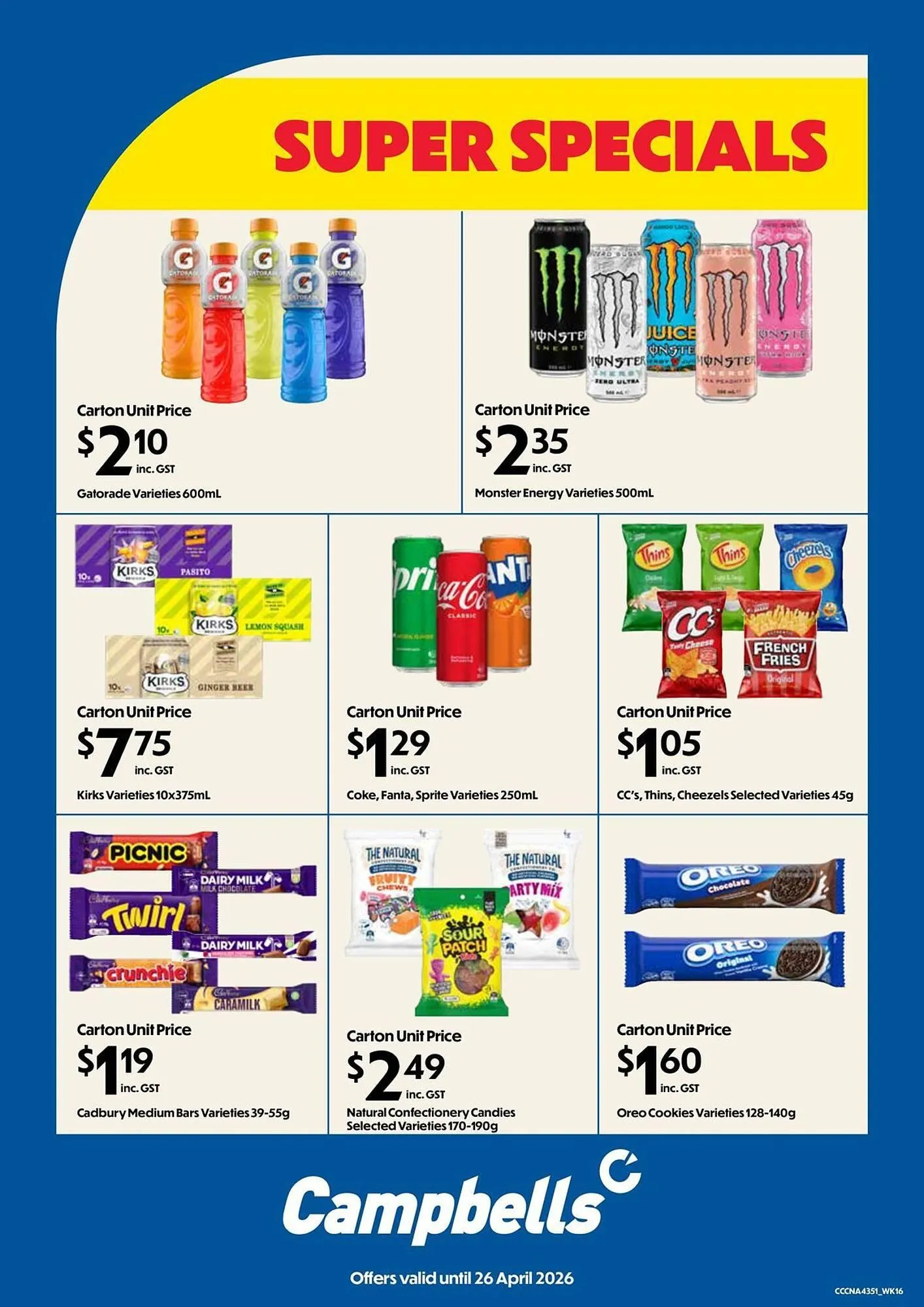 Campbells Wholesale catalogue - Catalogue valid from 13 April to 26 April 2026 - page 1
