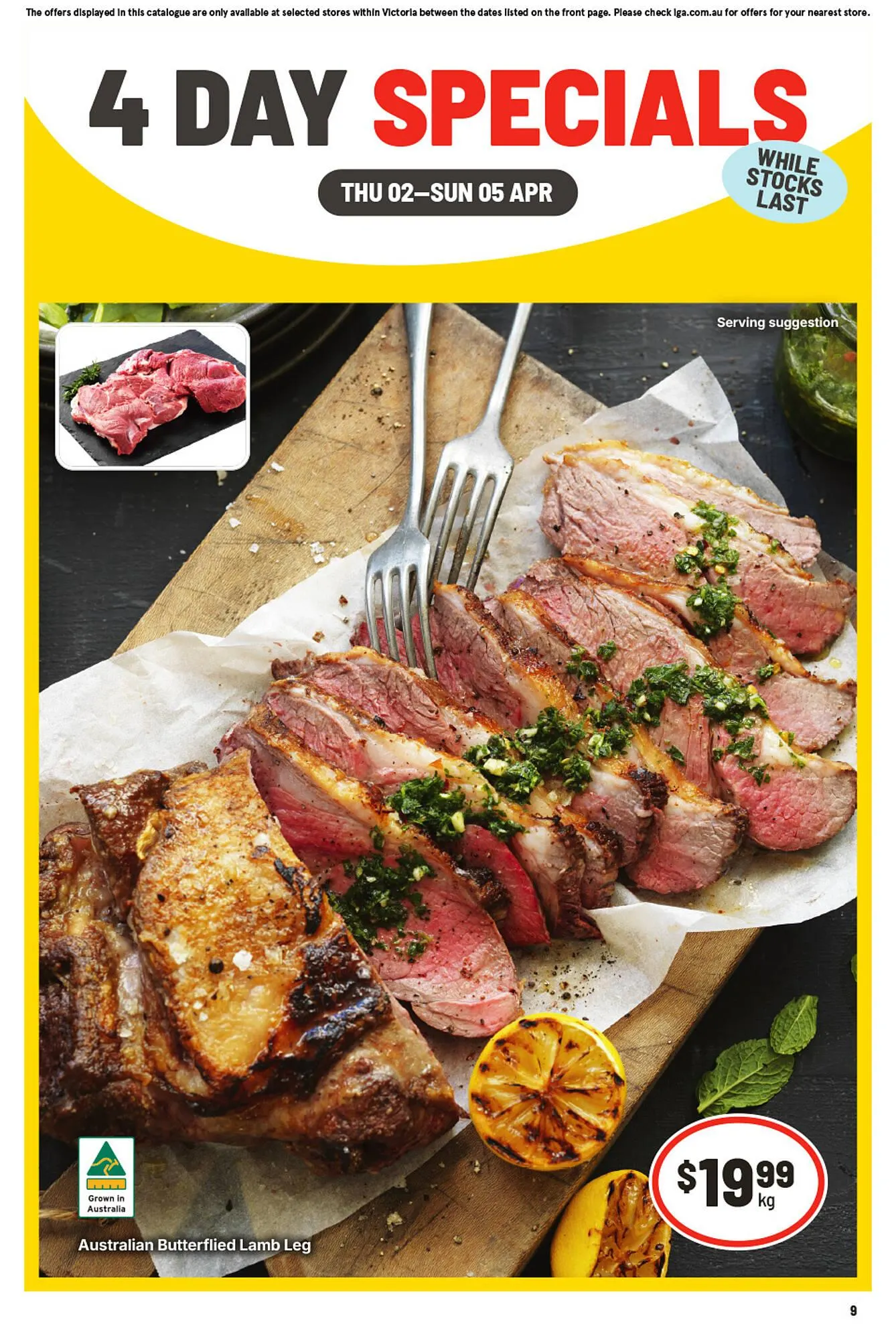 IGA catalogue - Catalogue valid from 2 April to 5 April 2026 - page 1