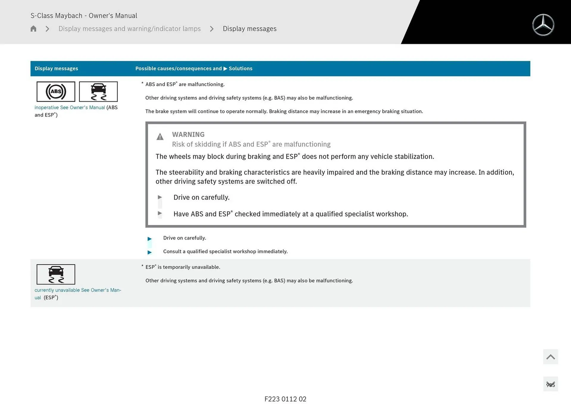Mercedes-Benz catalogue - Catalogue valid from 1 May to 1 May 2026 - page 985