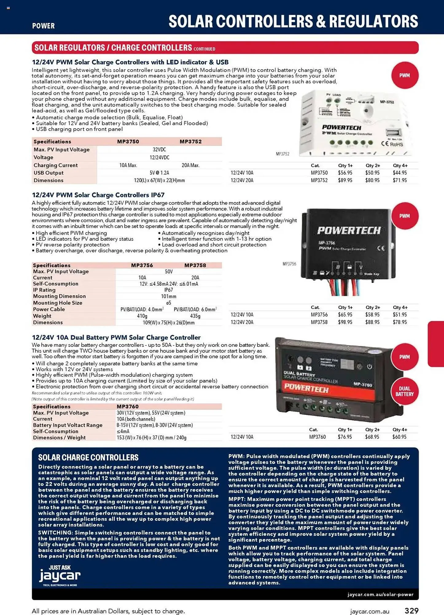 Jaycar Electronics catalogue - Catalogue valid from 8 July to 9 July 2026 - page 329