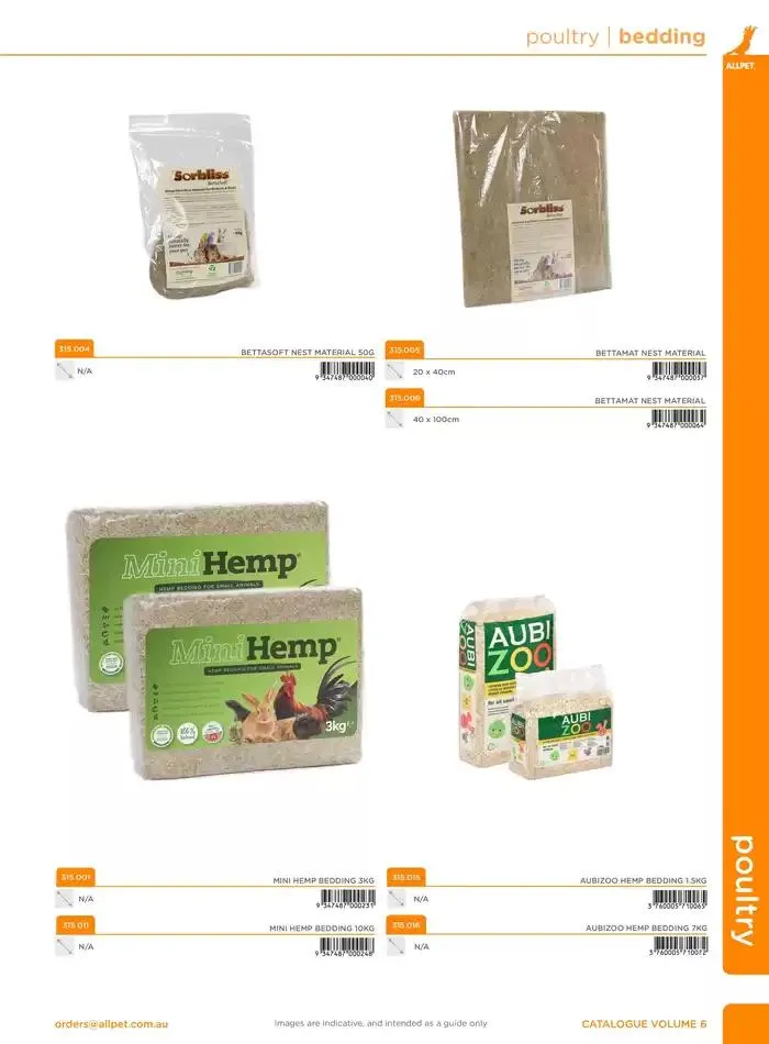 Bird Catalogue 2025 - Catalogue valid from 3 March to 31 December 2025 - page 23