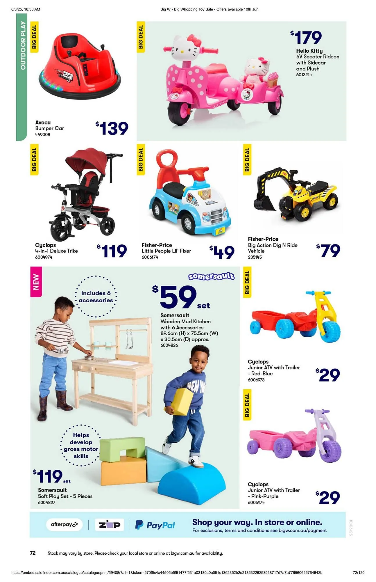 BIG W catalogue - Catalogue valid from 10 June to 9 July 2025 - page 72