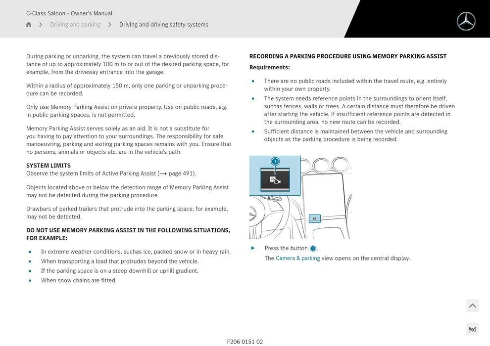 C-Class Sedan - Catalogue valid from 11 September to 11 September 2025 - page 501