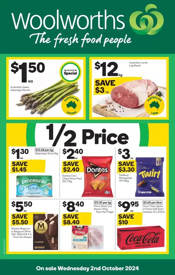 Weekly Specials - 02/10 - Catalogue valid from 2 October to 8 October 2024 - page 1