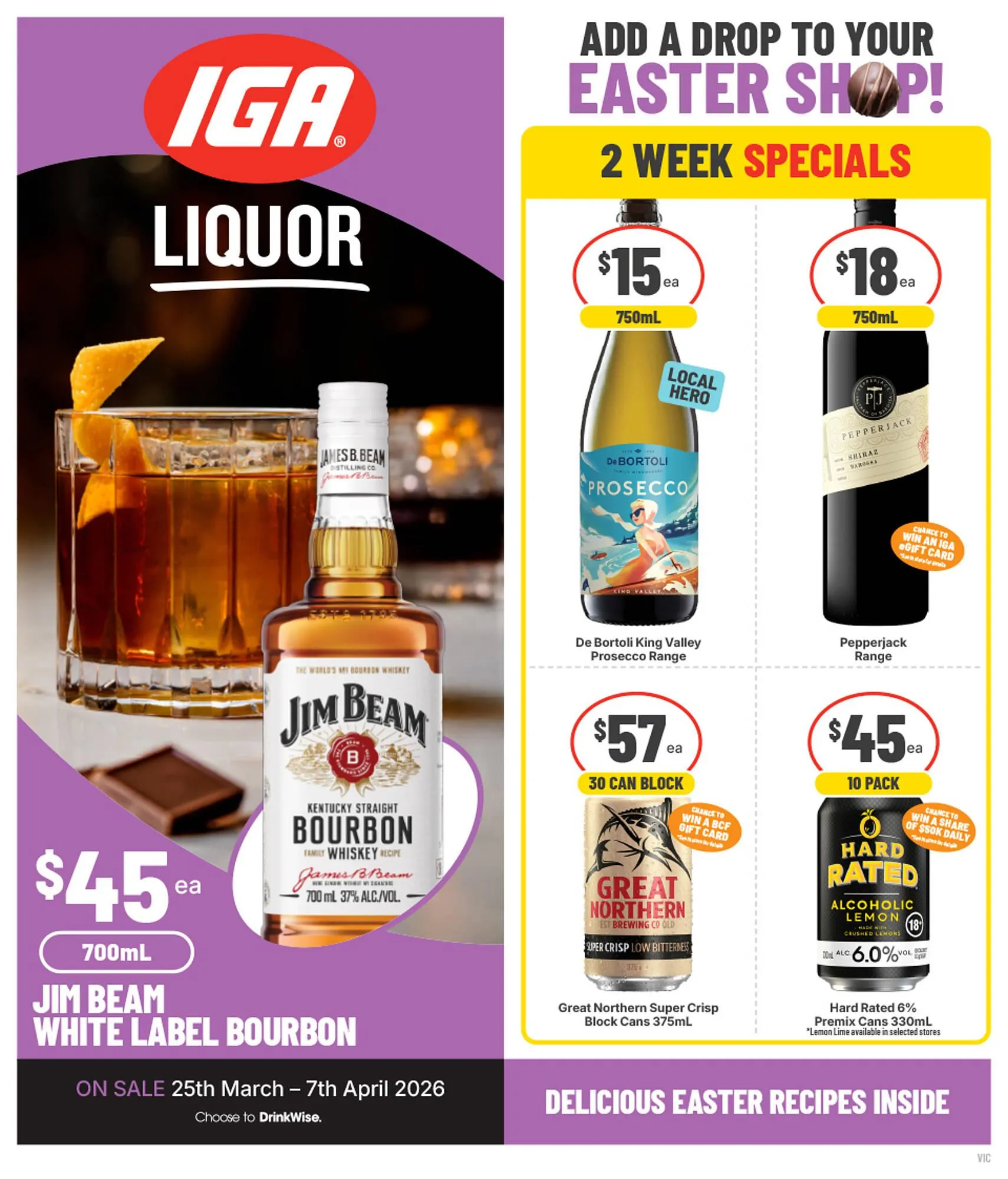 IGA Liquor catalogue - Catalogue valid from 25 March to 7 April 2026 - page 1