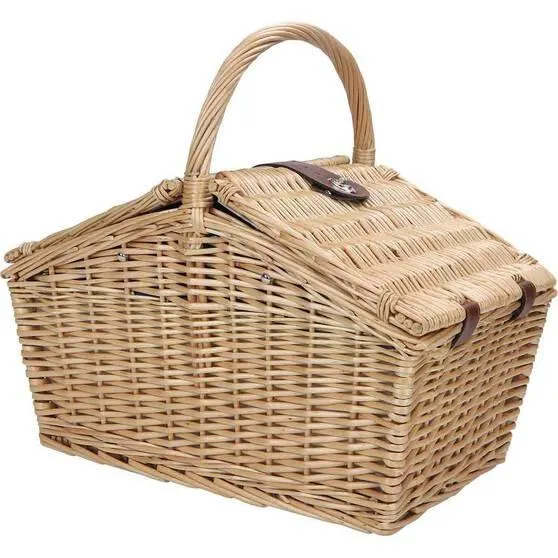 Wanderer Wicker Picnic Basket 4 Person