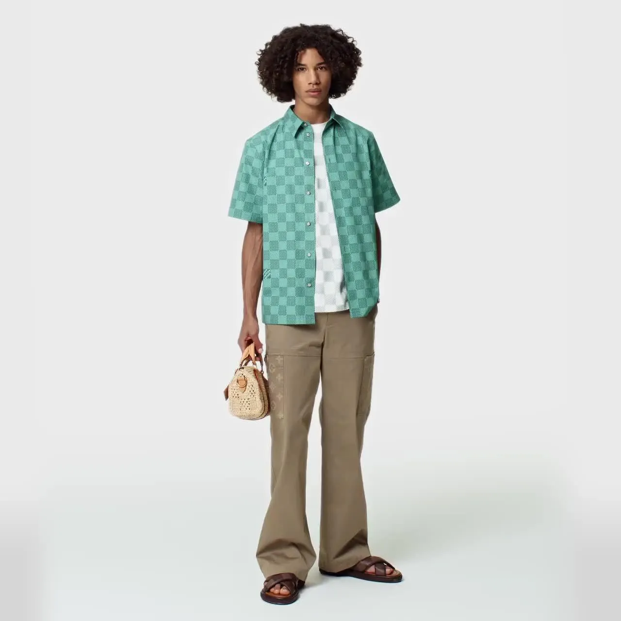 Printed Short-Sleeved Cotton T-Shirt