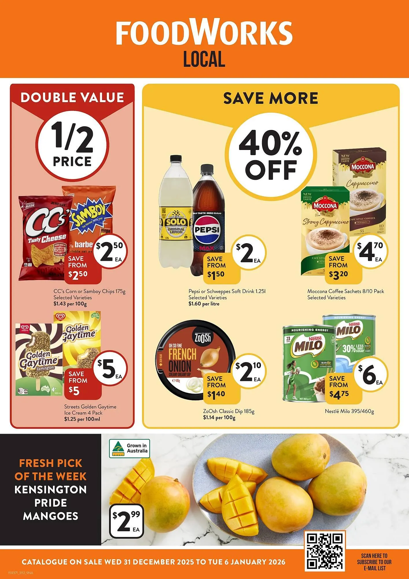 Foodworks catalogue - Catalogue valid from 31 December to 6 January 2026 - page 1