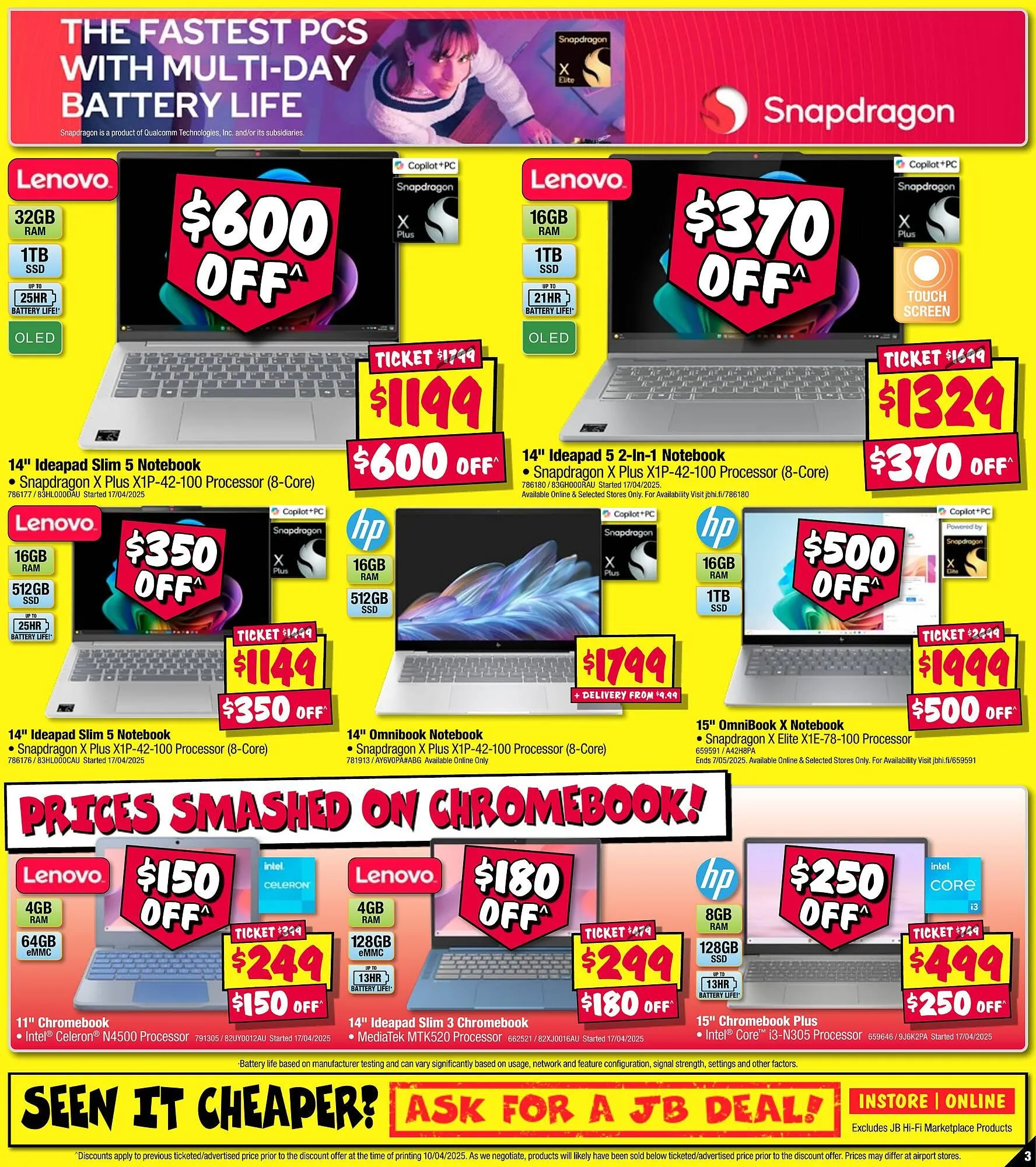 JB Hi-Fi catalogue - Catalogue valid from 24 April to 30 April 2025 - page 3