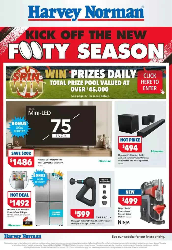 Kick Off the New Footy Season - Catalogue valid from 27 February to 10 March 2025 - page 1