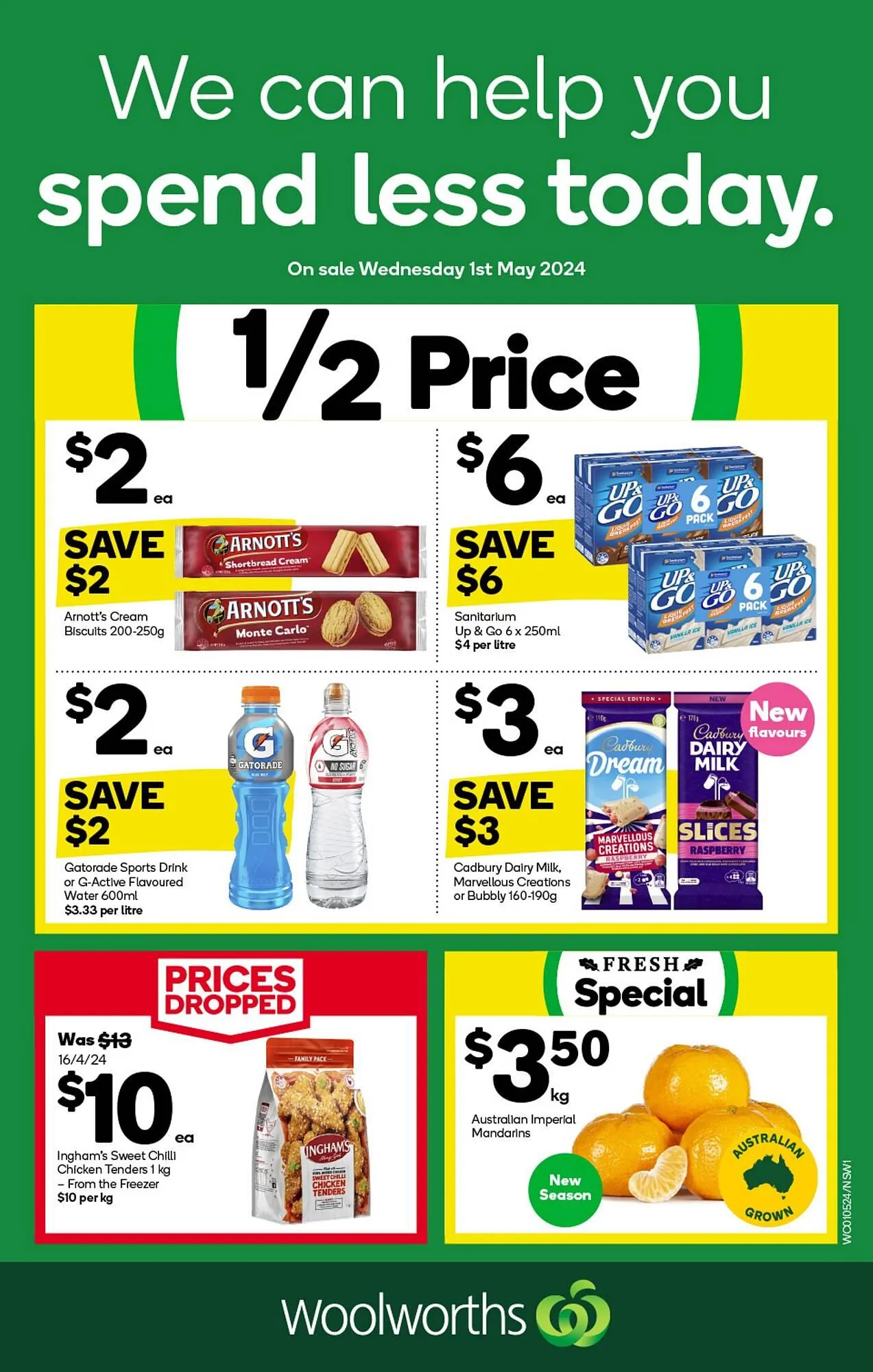 Woolworths catalogue - Catalogue valid from 1 May to 7 May 2024 - page 1