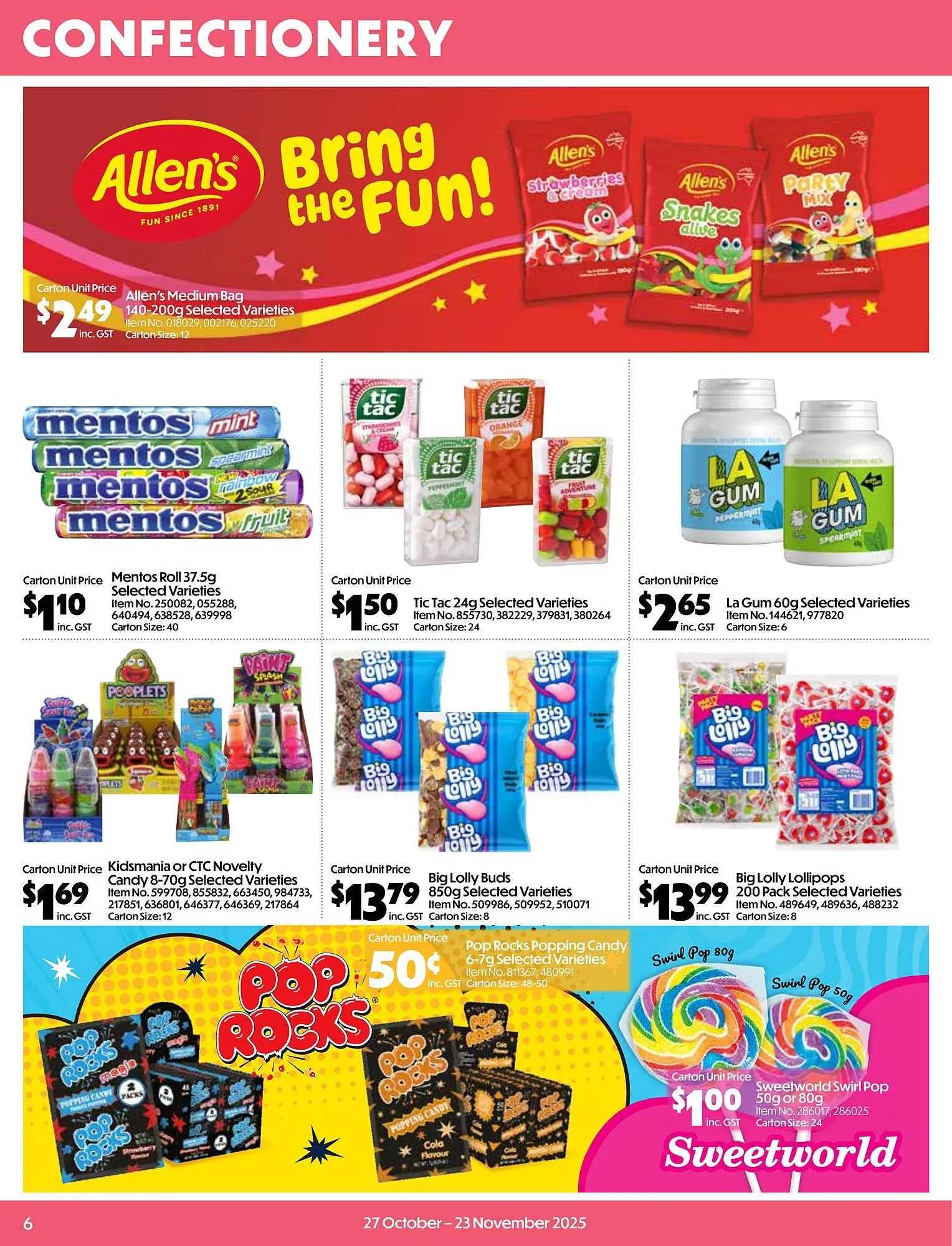 Campbells Wholesale catalogue - Catalogue valid from 27 October to 23 November 2025 - page 6