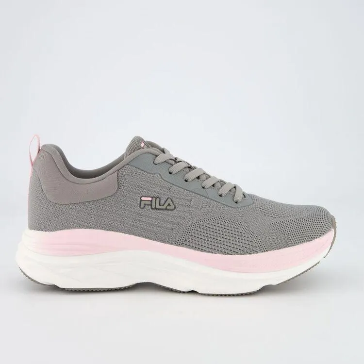 FILA Women's Rieti Comfort Runner Grey & Pink