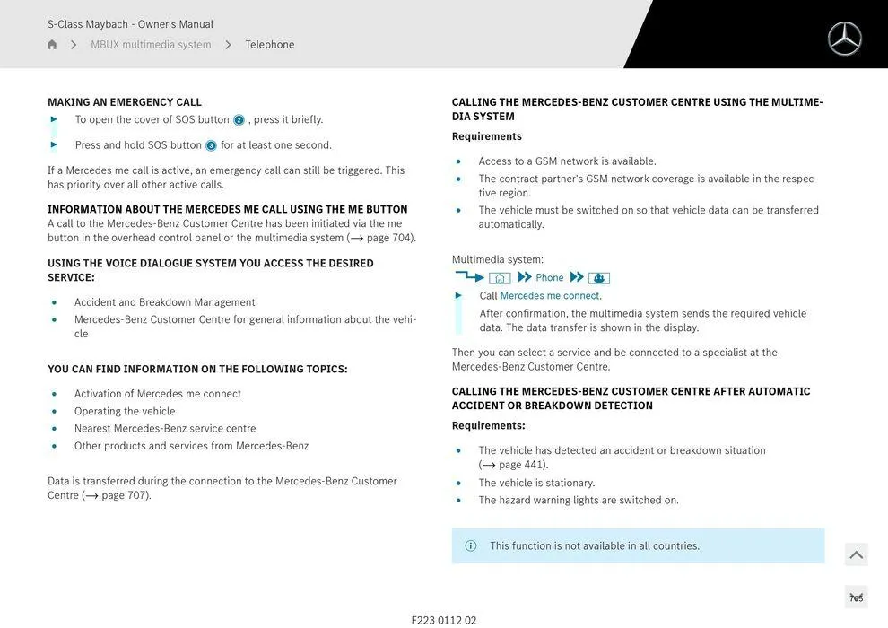 S - Class Maybach - Catalogue valid from 11 September to 11 September 2025 - page 705
