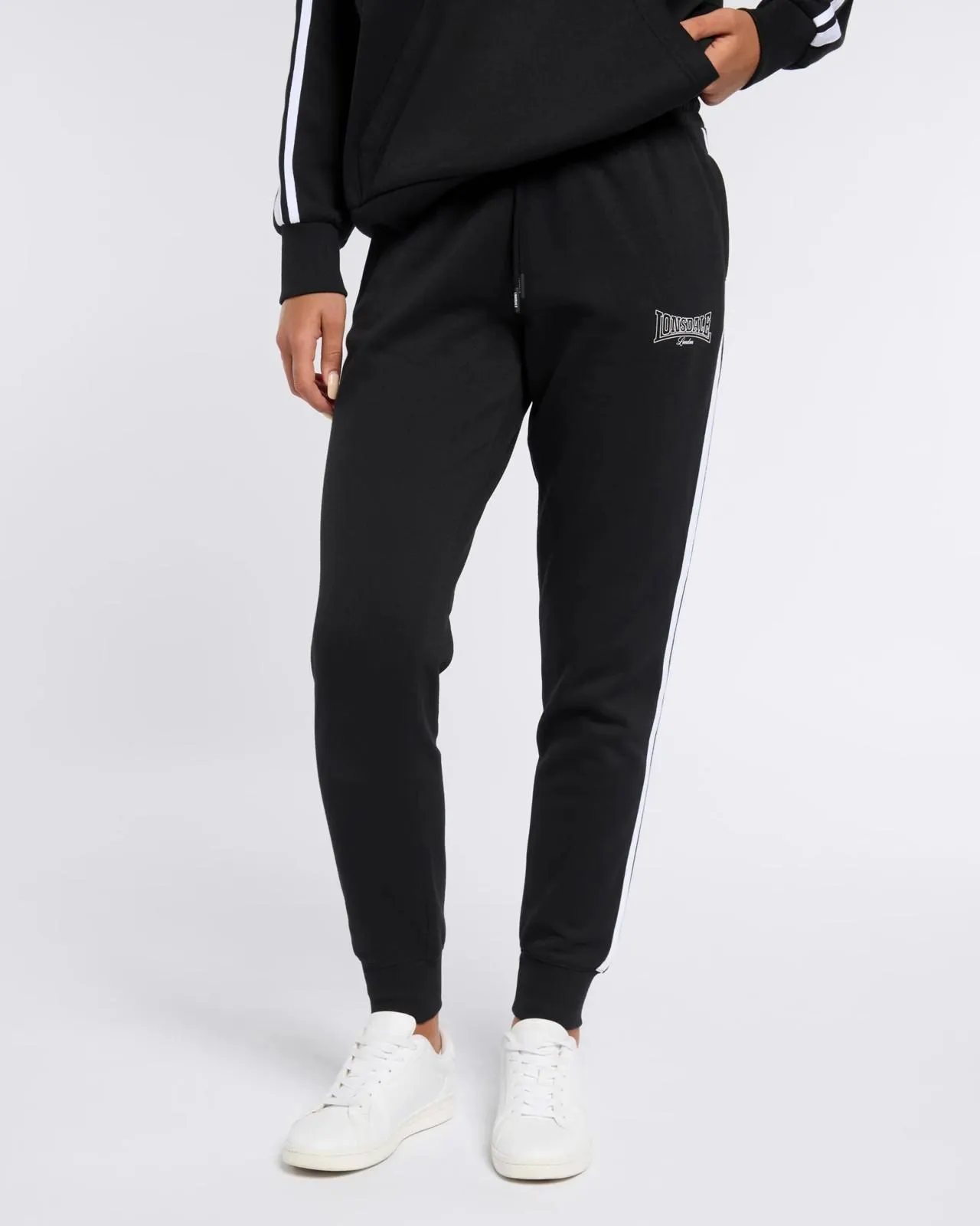 Womens Trackpants - Lonsdale London - Black
