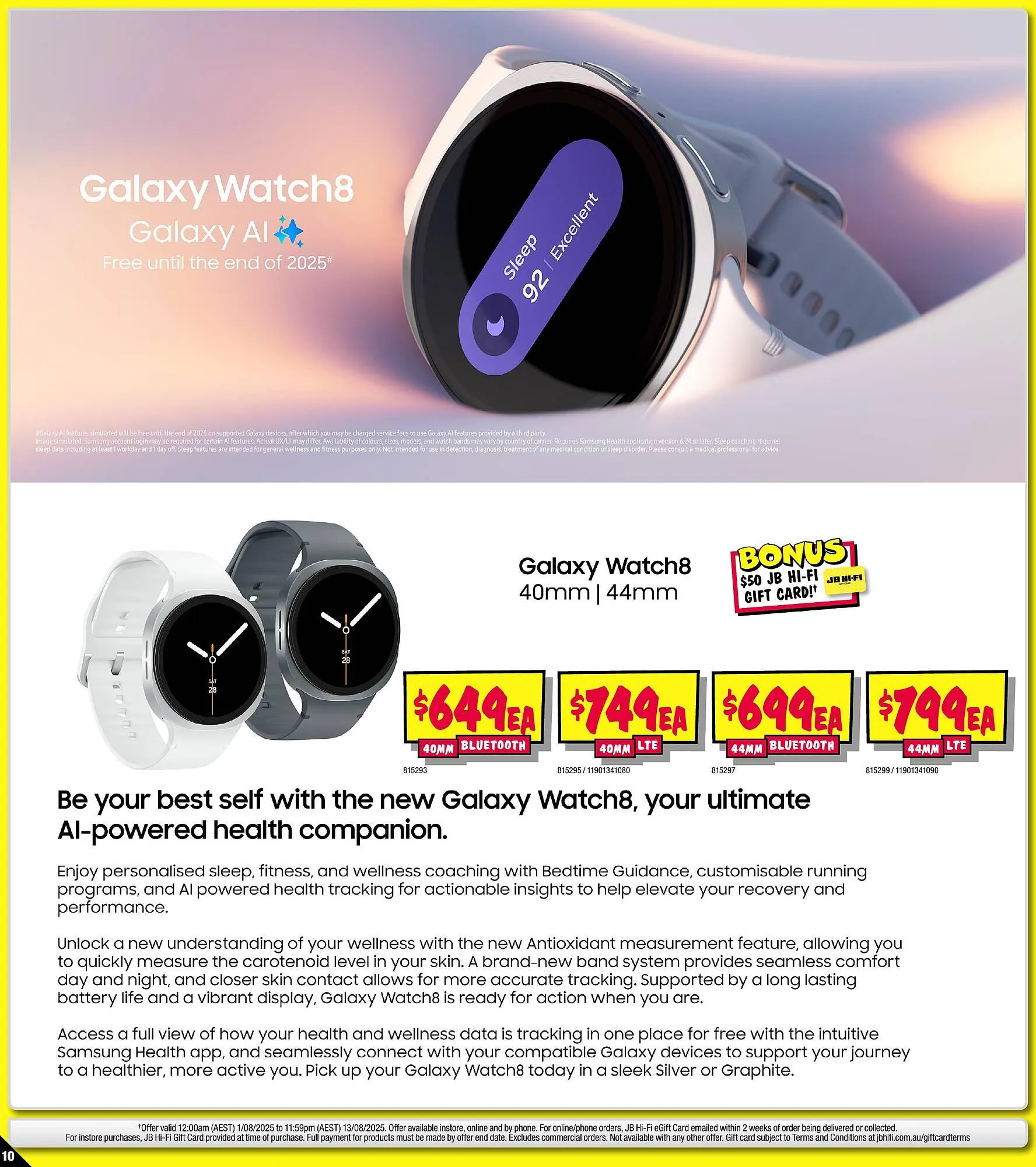 JB Hi-Fi catalogue - Catalogue valid from 1 August to 13 August 2025 - page 10