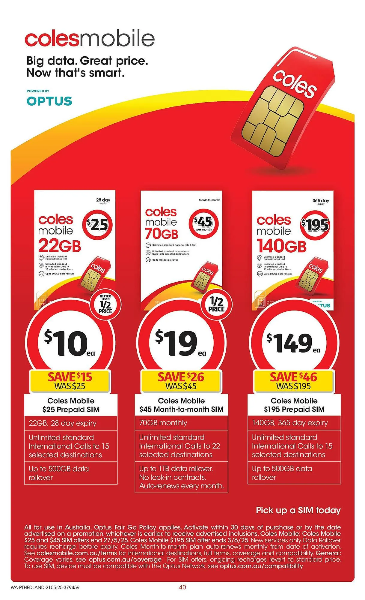 Coles catalogue - Catalogue valid from 20 May to 27 May 2025 - page 40