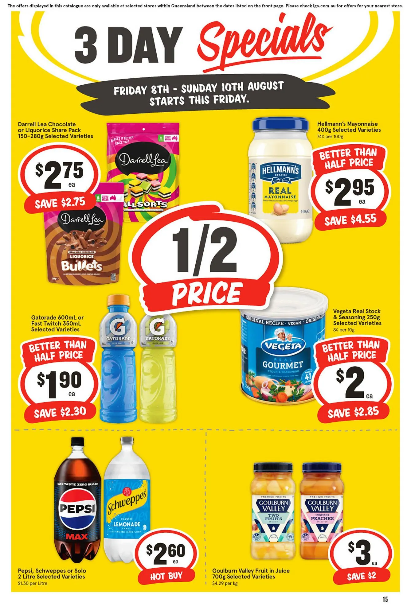 IGA catalogue - Catalogue valid from 8 August to 10 August 2025 - page 3