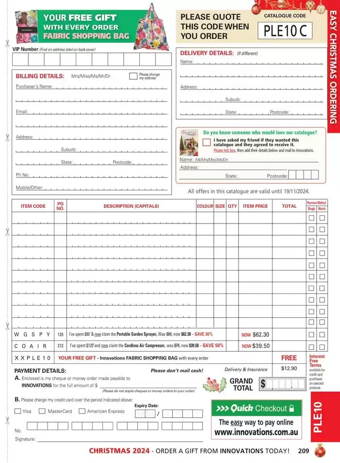 Christmas 2024 - Catalogue valid from 18 September to 25 December 2024 - page 209