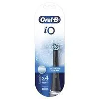 Oral B Power Toothbrush iO Ultimate Clean Refills Black 4 Pack